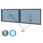Fellowes Platinum Series Brazo para Monitor Doble Blanco